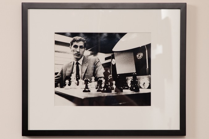 Photographer unknown Bobby Fischer at the 1966 Piatigorsky Cup 1966 Photograph Collection of the World Chess Hall of Fame,  gift of the family of Jacqueline Piatigorsky
