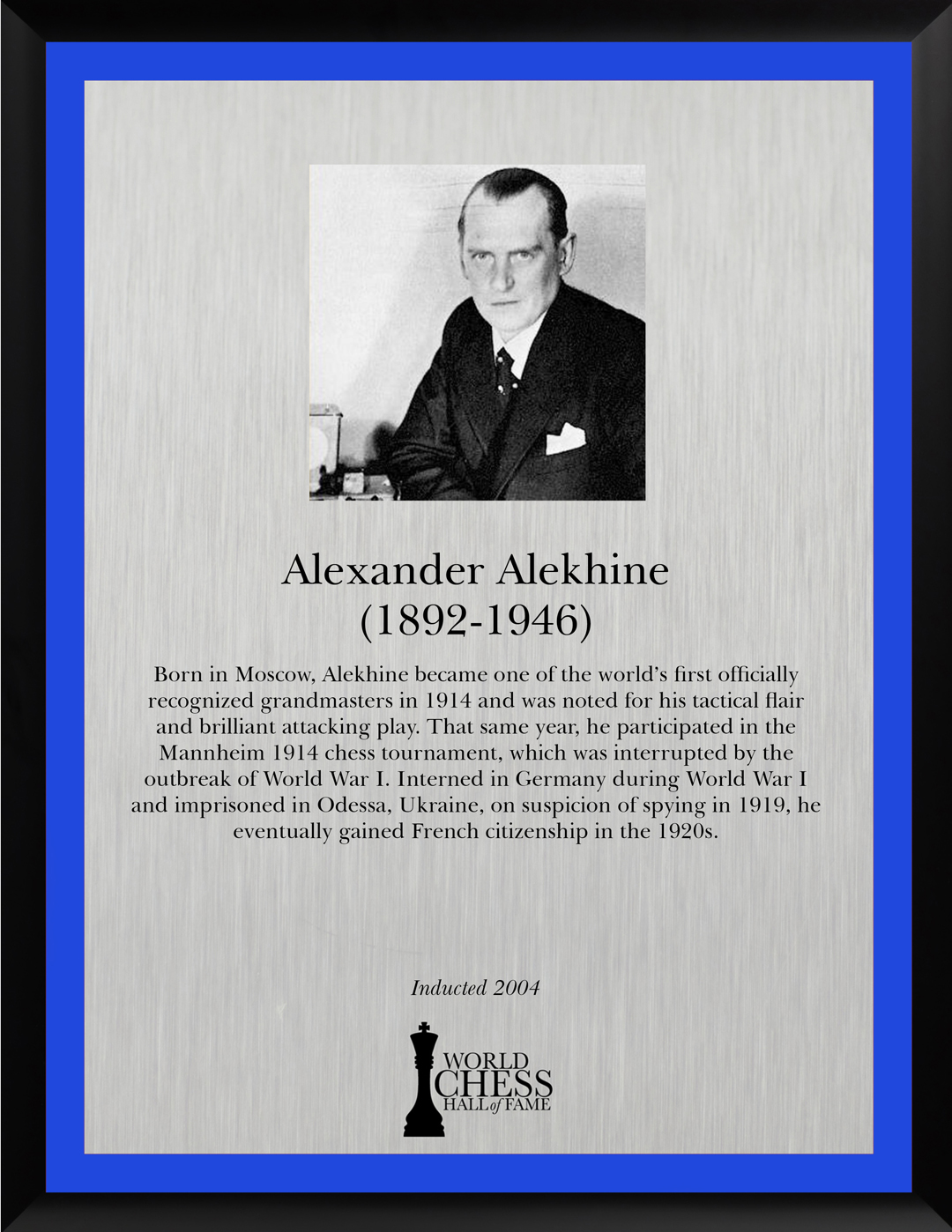 Selo: Alexander Alekhine (1892–1946) (Djibouti(Alexander Alekhine (2022))  Col:DJ 2022-538b2