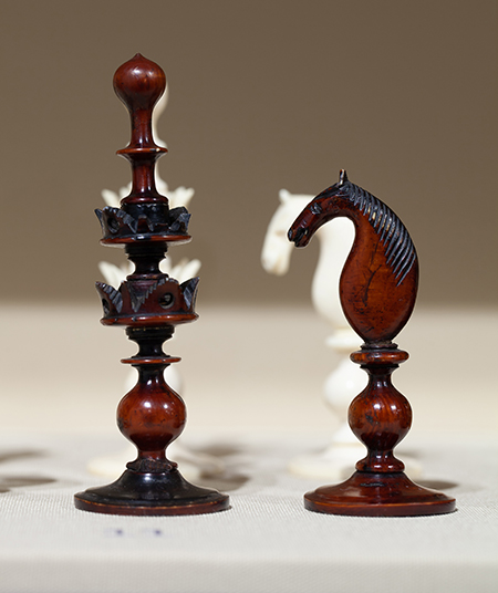 European Ivory Playing Set, 1800