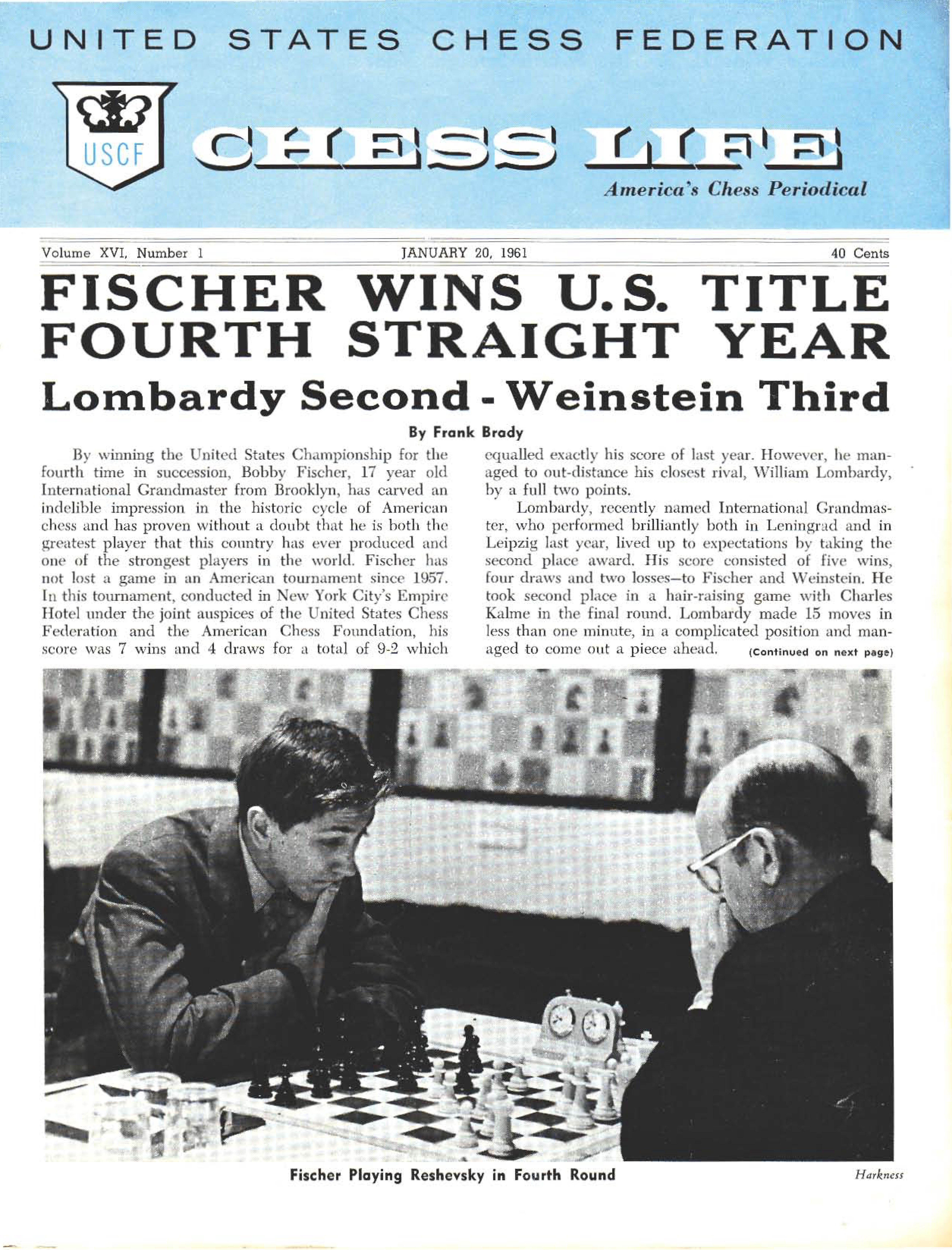 Short News (ChessTech News)