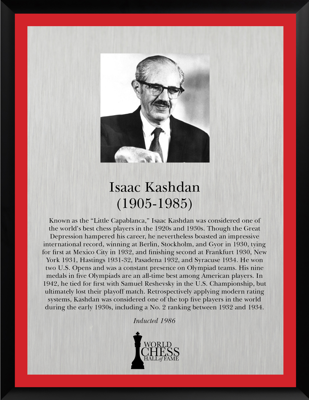 Isaac Kashdan, American Chess Grandmaster : A Career Summary with 757 Games  (Paperback)