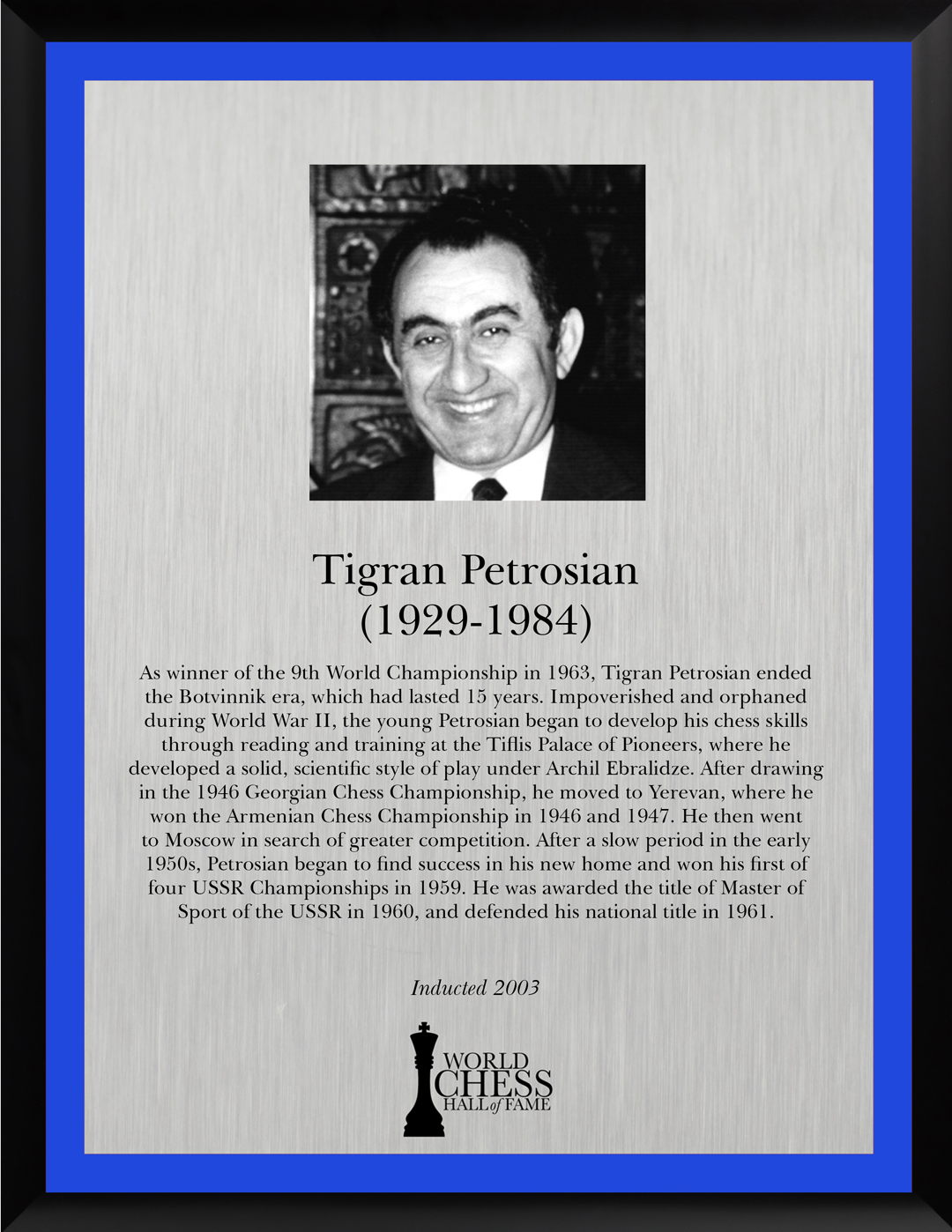 Party Animal: the lost triumph of Tigran Petrosian