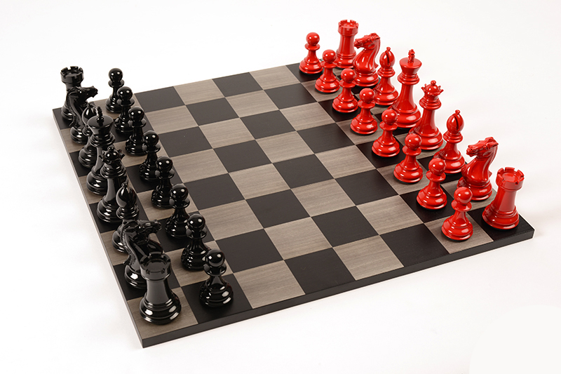Purling London, Bold Chess: Classic Red v. Shadow Black, 2017