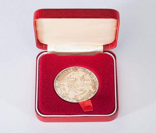 GM Yasser Seirawan's Silver Medal from the 1980 Olympiad