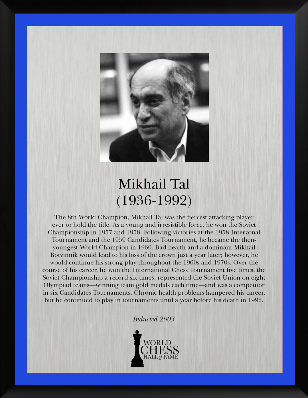 Mikhail Tal: Triumph and Tragedy (Part I)