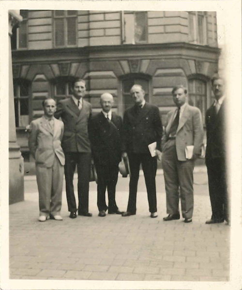U.S. Team with Fritz Brieger, 1937