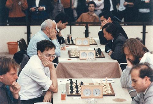 U.S. and Soviet Teams at the 1988 Olympiad