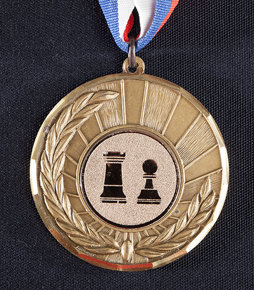 GM Yasser Seirawan's Individual Medal from the 1994 Olympiad