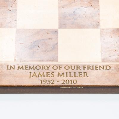 The James Game Chess Set and Board, 2010