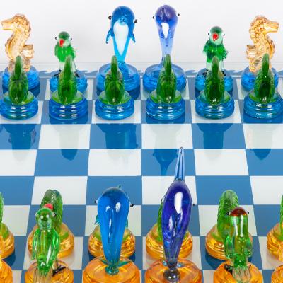 Fifth Avenue Crystal, Tropics Chess Set