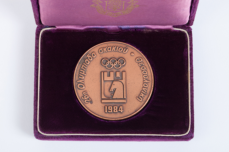 Grandmaster Walter Browne’s Team Bronze Medal from the 1984 Chess Olympiad