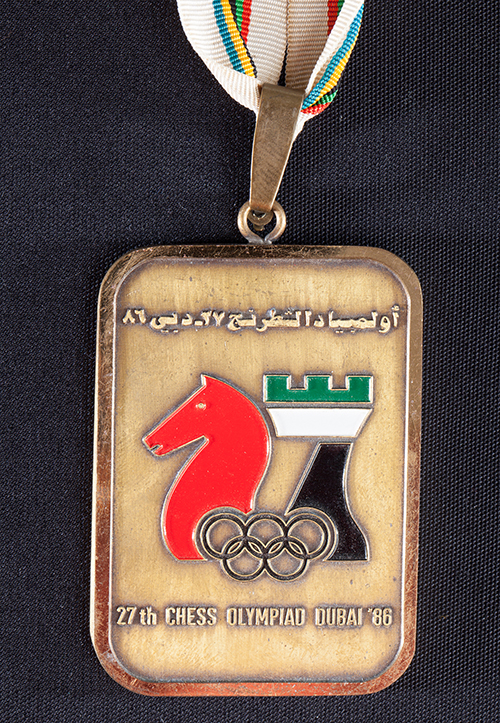 Team Bronze Medal from the 1986 Olympiad