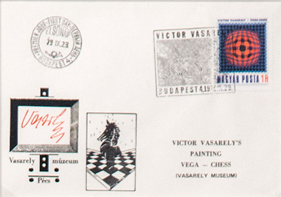 Envelope with Stamps from the Vasarely Museum, 1979