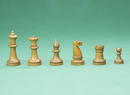 Staunton Style Chess Set, c 1900s