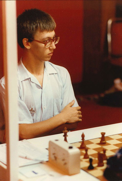 GM Gata Kamsky at the 1992 Olympiad