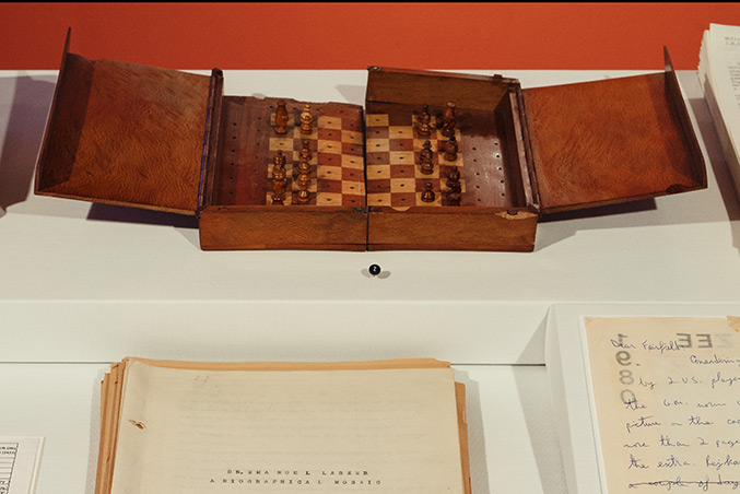 Emanuel Lasker’s Portable Chess Set, Date unknown