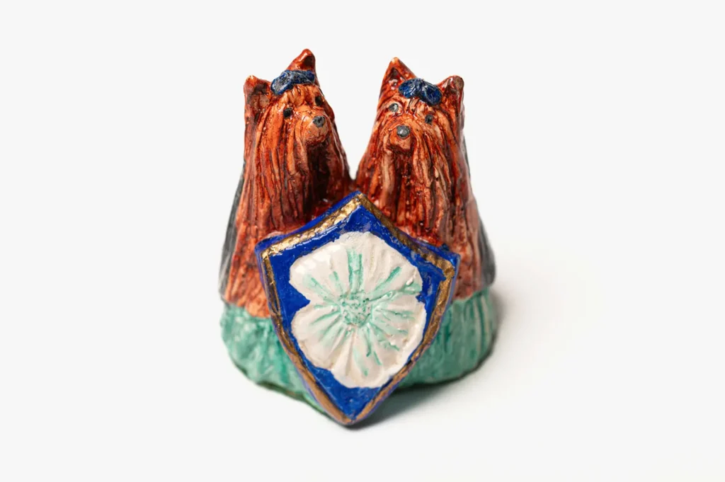 Yorkshire Terrier Ceramic Chess Set Photo 3