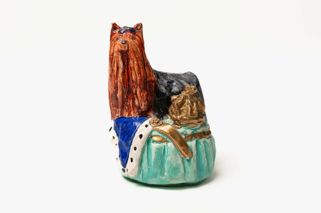 Yorkshire Terrier Ceramic Chess Set Photo 4