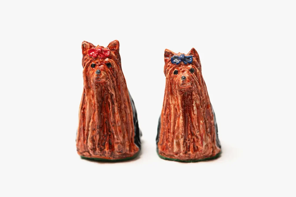 Yorkshire Terrier Ceramic Chess Set Photo 5