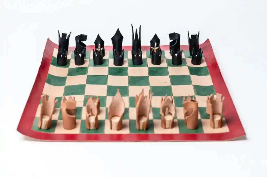 photo - Leather Handmade Chess Set and Carry Bag - Featured Chess Sets 2025 - 05_DSC_4352