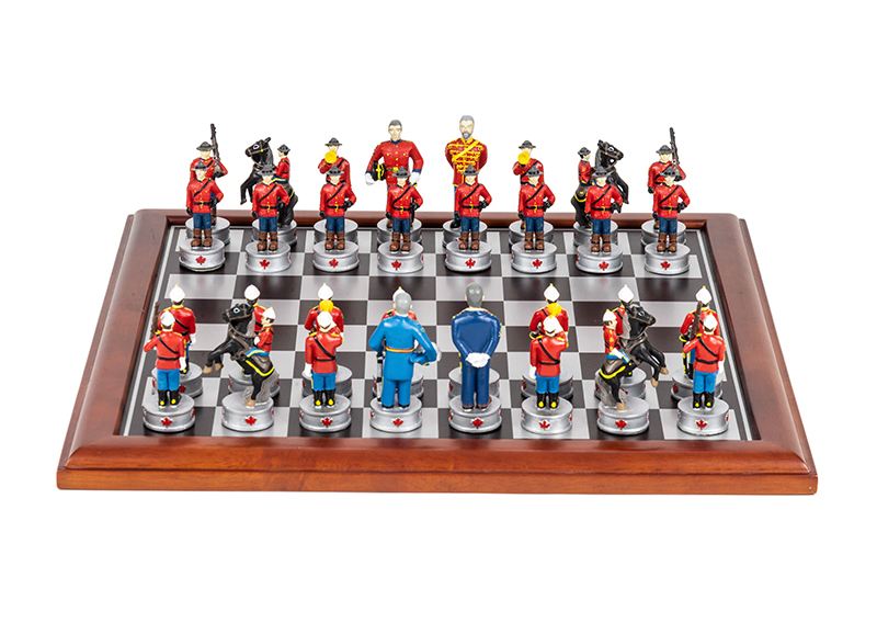 Royal Canadian Mounted Police Chess Set, date unknown Royal Canadian Mounted Police Chess Set, date unknown