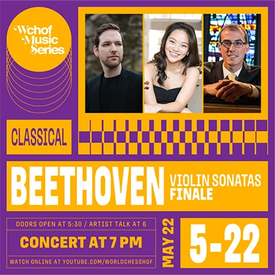 web graphic World Chess Hall of Fame Music Series Beethoven