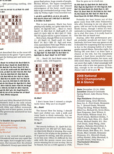 Chess Life, Vol. 64, No. 4 Chess Life, Vol. 64, No. 4