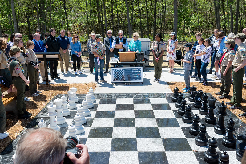 missouri bicentennial chess board world chess hall of fame STL chess campus chess capital of the world celebration unveiling events