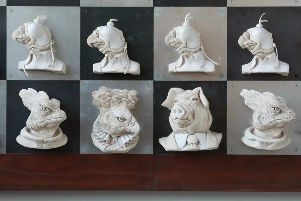 2025 Reading Between the Lines Chess and Literature - 3.Alessandro_Gallo_Animal_Kingdom_cropped_detail_2