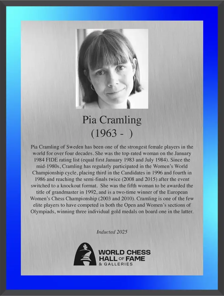web graphic - 2025 Digital Plaque - 2025 Inductions - Pia Cramling