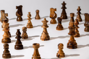 Kirk McCauley, Monticello Chess Set, 2011, Collection of Dr. Jeanne Cairns Sinquefield and Rex Sinquefield, Photo by Austin Fuller